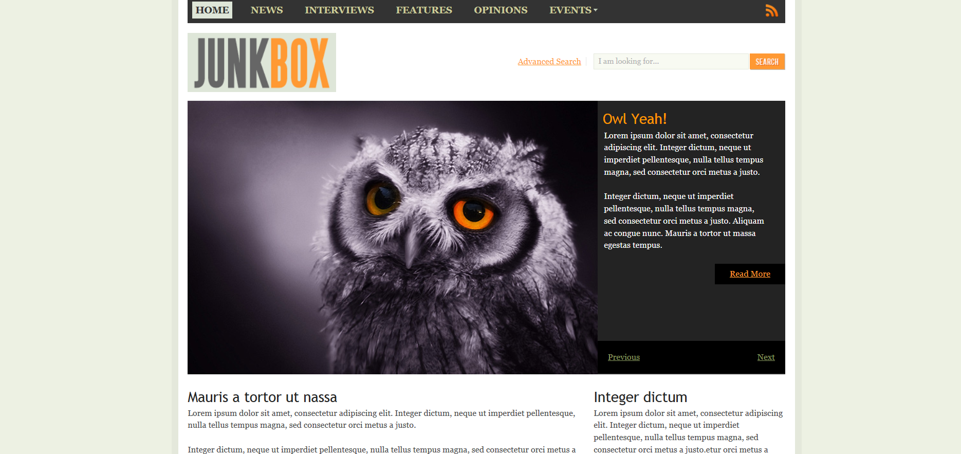 Шаблон сайта Животные №544