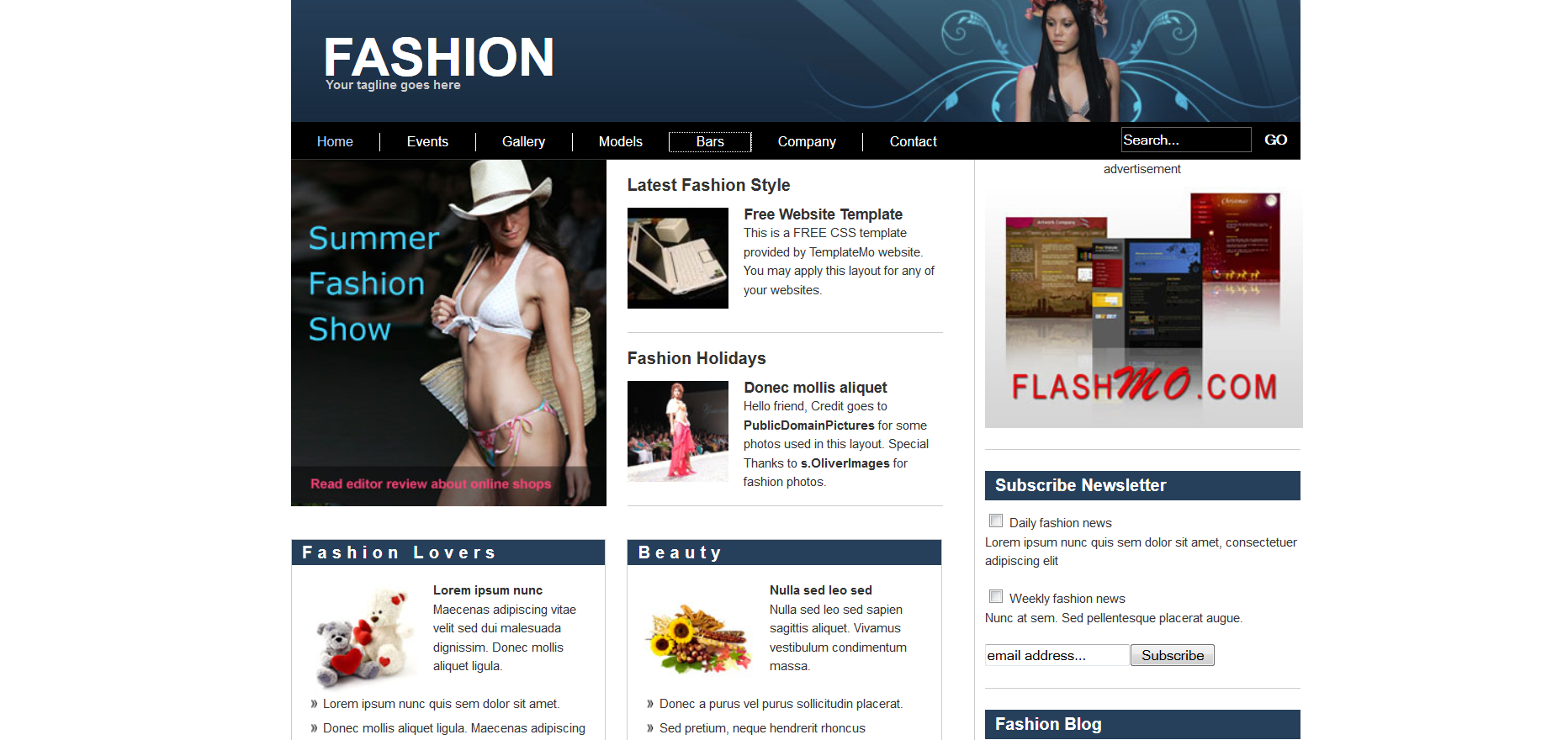 Шаблон сайта Красота №470