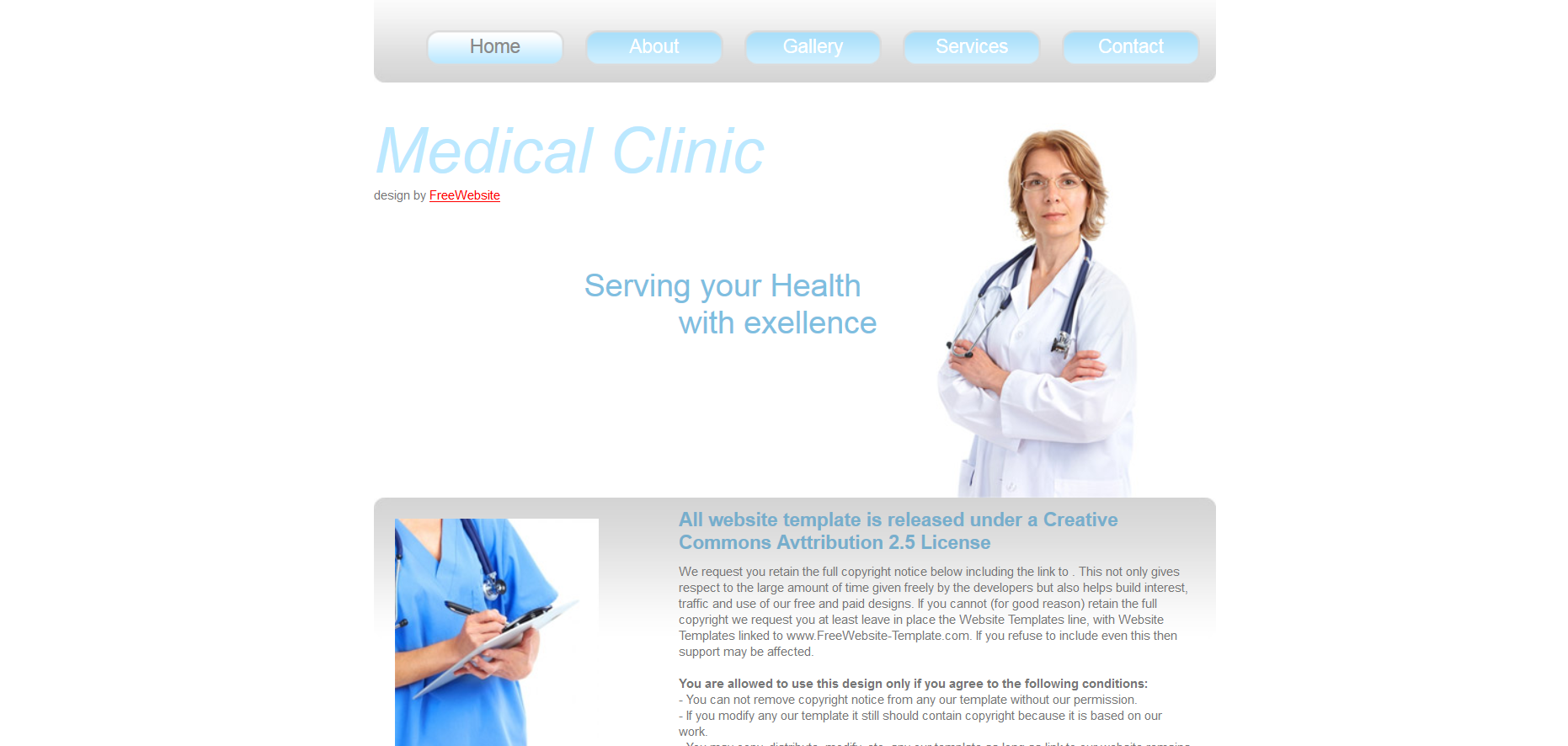 Шаблон сайта Медицина №547