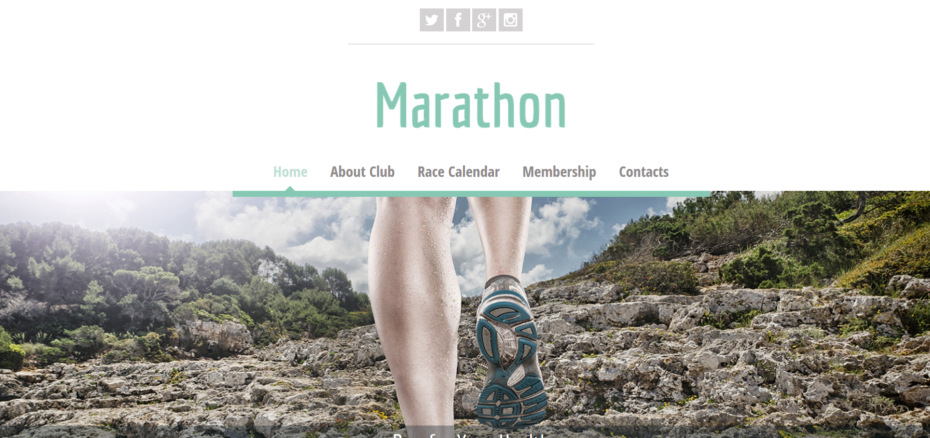 Шаблон сайта Спорт №16